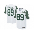 Men's Nike New York Jets #89 Jalin Marshall Game White NFL Jersey