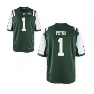 nike nfl jerseys new york jets #1 pryor green[game][pryor]