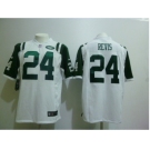nike nfl jerseys new york jets #24 revis white[game]