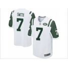 nike nfl jerseys new york jets #7 smith white[game]