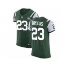 Men Nike New York Jets #23 Terrence Brooks Elite Green Team Color NFL Jersey