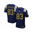 Men Nike New York Jets #83 Eric Tomlinson Elite Navy Blue Alternate NFL Jersey