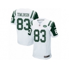 Men Nike New York Jets #83 Eric Tomlinson Elite White NFL Jersey