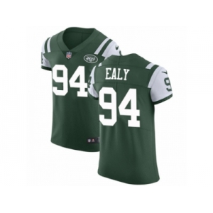 Men Nike New York Jets #94 Kony Ealy Elite Green Team Color NFL Jersey