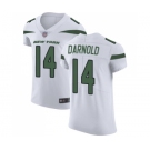 Men's New York Jets #14 Sam Darnold White Vapor Untouchable Elite Player Football Jersey