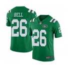 Men's New York Jets #26 Le'Veon Bell Elite Green Rush Vapor Untouchable Football Jersey