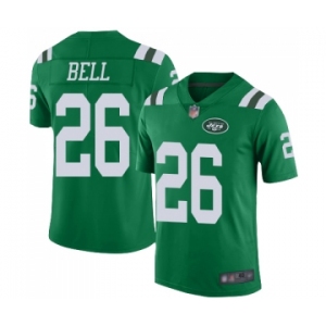 Men's New York Jets #26 Le'Veon Bell Elite Green Rush Vapor Untouchable Football Jersey