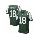 Men's Nike New York Jets #18 ArDarius Stewart Elite Green Team Color NFL Jersey