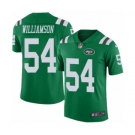 Men's Nike New York Jets #54 Avery Williamson Elite Green Rush Vapor Untouchable NFL Jersey