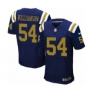 Men's Nike New York Jets #54 Avery Williamson Elite Navy Blue Alternate NFL Jersey