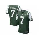 Men's Nike New York Jets #7 Chandler Catanzaro Elite Green Team Color NFL Jersey