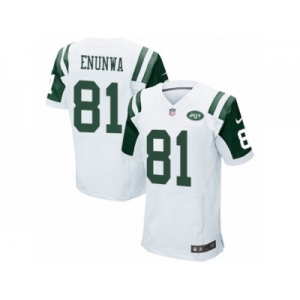 Men's Nike New York Jets #81 Quincy Enunwa Elite White NFL Jersey