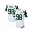 Men's Nike New York Jets #98 Mike Pennel Elite White NFL Jersey