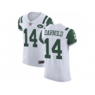 Nike New York Jets #14 Sam Darnold White Men Stitched NFL Vapor Untouchable Elite Jersey