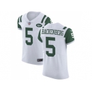 Nike New York Jets #5 Christian Hackenberg White Men Stitched NFL Vapor Untouchable Elite Jersey
