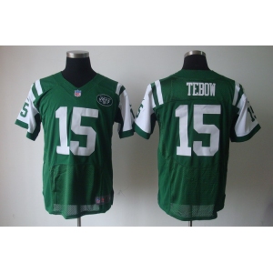 Nike nfl jerseys new york jets #15 tebow green[elite]