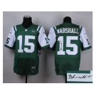 nike jerseys new york jets #15 brandon marshall green [Elite][signature]