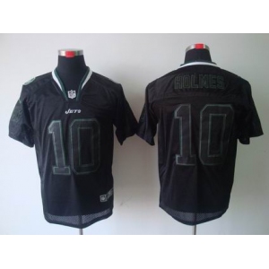 nike nfl jerseys new york jets #10 holmes black[Elite lights out]