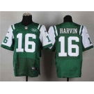 nike nfl jerseys new york jets #16 harvin green[Elite]