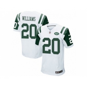 nike nfl jerseys new york jets #20 marcus williams white[Elite][williams]