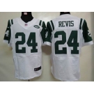 nike nfl jerseys new york jets #24 revis white[elite]