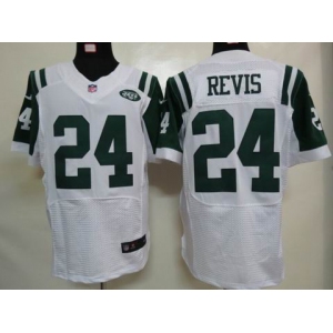 nike nfl jerseys new york jets #24 revis white[elite]