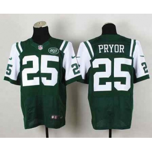 nike nfl jerseys new york jets #25 pryor green[Elite]