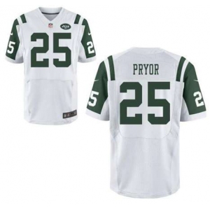 nike nfl jerseys new york jets #25 pryor white[Elite]