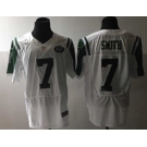 nike nfl jerseys new york jets #7 smith white[Elite]