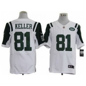 nike nfl jerseys new york jets #81 keller white[elite]