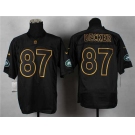nike nfl jerseys new york jets #87 decker black[Elite gold lettering fashion][decker]