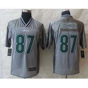 nike nfl jerseys new york jets #87 decker grey[Elite vapor][decker]