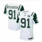 nike nfl jerseys new york jets #91 richardson white[Elite]