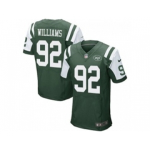 nike nfl jerseys new york jets #92 leonard williams green[Elite]