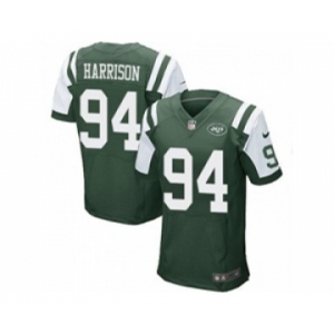 nike nfl jerseys new york jets #94 damon harrison green[Elite][harrison]