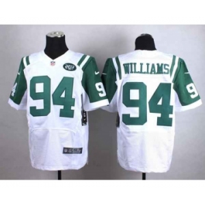 nike nfl jerseys new york jets #94 williams white[Elite]