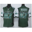 2015 new nike new york jets #87 decker purple strobe jerseys[limited]