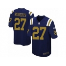 Men Nike New York Jets #27 Darryl Roberts Limited Navy Blue Alternate NFL Jersey