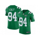 Men Nike New York Jets #94 Kony Ealy Limited Green Rush Vapor Untouchable NFL Jersey