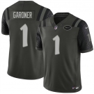 Men's New York Jets #1 Ahmad Gardner Black 2025 F.U.S.E. “Rivalries” Vapor Limited Football Stitched Jersey