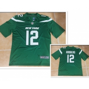 Men's New York Jets #12 Aaron Rodgers Green 2023 Vapor Untouchable Stitched Nike Limited Jersey