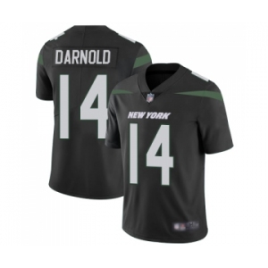 Men's New York Jets #14 Sam Darnold Black Alternate Vapor Untouchable Limited Player Football Jersey