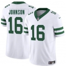 Men's New York Jets #16 Tyler Johnson White 2025 F.U.S.E. Vapor Untouchable Limited Football Stitched Jersey