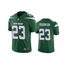Men's New York Jets #23 James Robinson Green Vapor Untouchable Limited Stitched Jersey