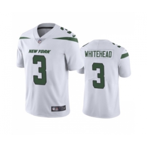 Men's New York Jets #3 Jordan Whitehead White Vapor Untouchable Limited Stitched Jersey
