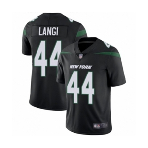 Men's New York Jets #44 Harvey Langi Black Alternate Vapor Untouchable Limited Player Football Jersey
