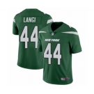 Men's New York Jets #44 Harvey Langi Green Team Color Vapor Untouchable Limited Player Football Jersey