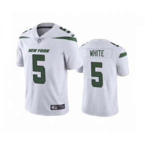 Men's New York Jets #5 Mike White White Vapor Untouchable Limited Stitched Jersey