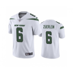 Men's New York Jets #6 Greg Zuerlein White Vapor Untouchable Limited Stitched Jersey