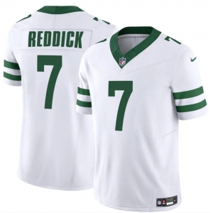 Men's New York Jets #7 Haason Reddick White 2024 F.U.S.E. Vapor Limited Football Stitched Jersey